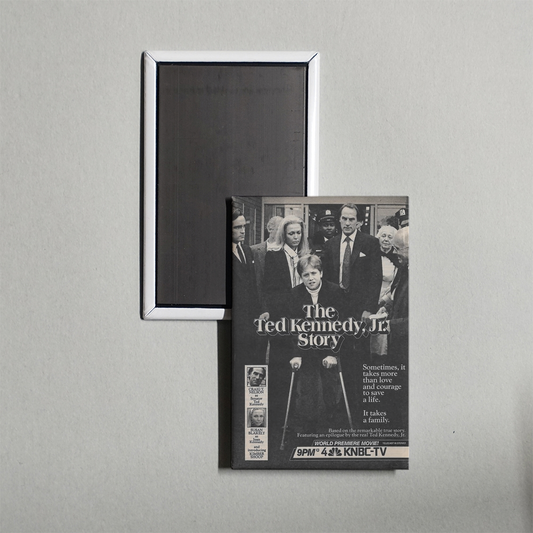 The Ted Kennedy Jr. Story Mini Movie Fridge Magnet