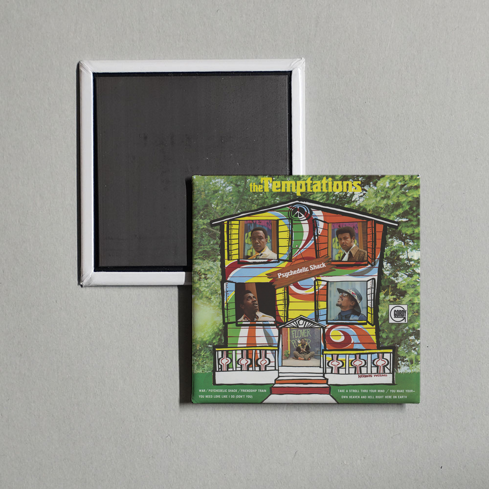 The Temptations - Psychedelic Shack Album Cover Fridge Magnet