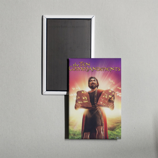 The Ten Commandments Mini Movie Fridge Magnet