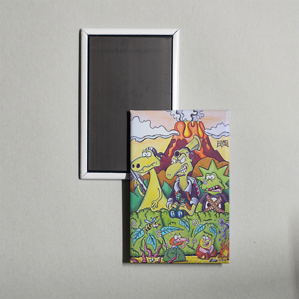The Terrible Thunderlizards TV Show Fridge Magnet