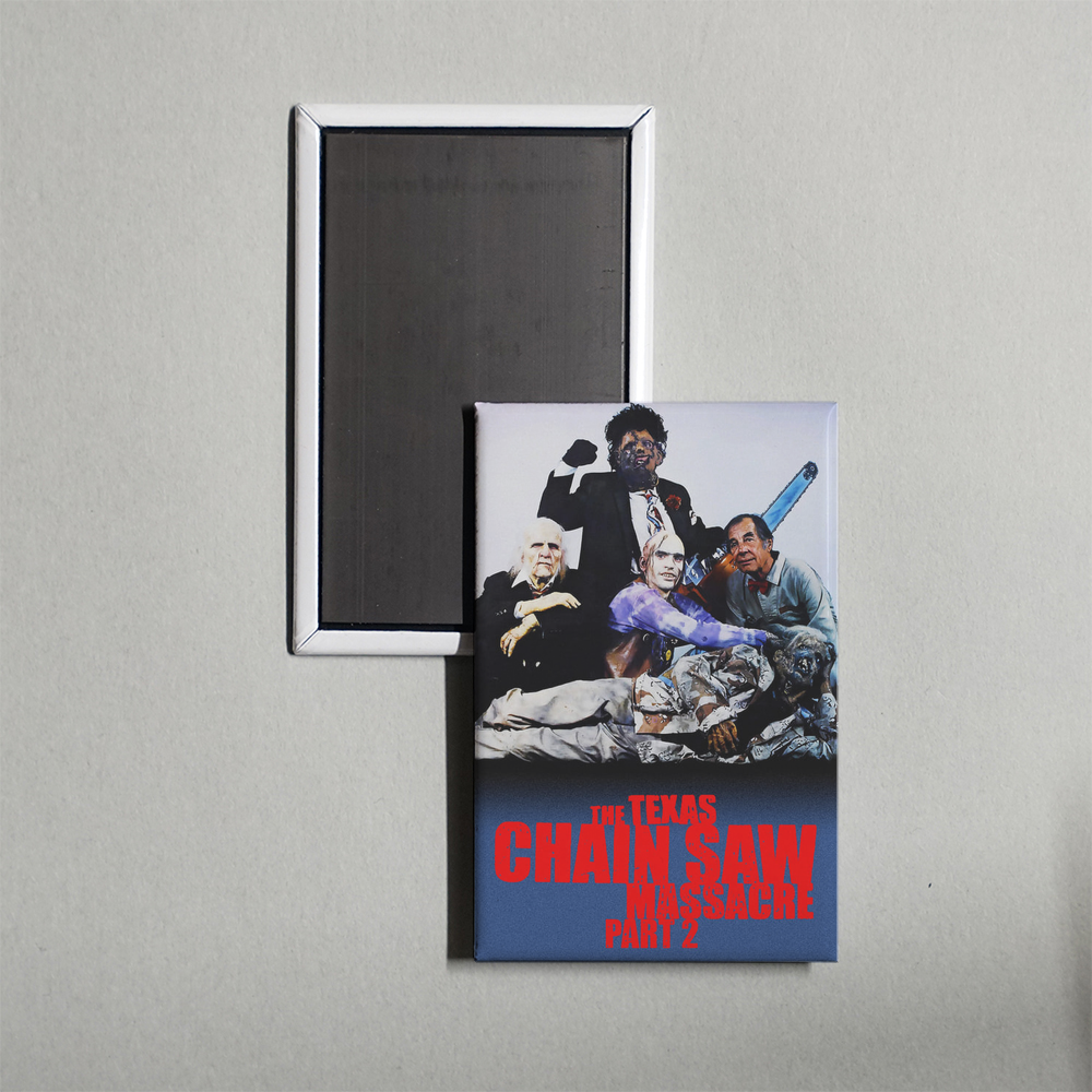 The Texas Chainsaw Massacre 2 Mini Movie Fridge Magnet