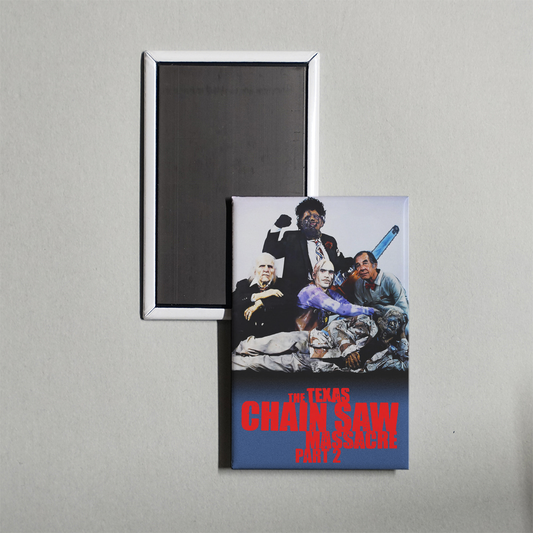 The Texas Chainsaw Massacre 2 Mini Movie Fridge Magnet