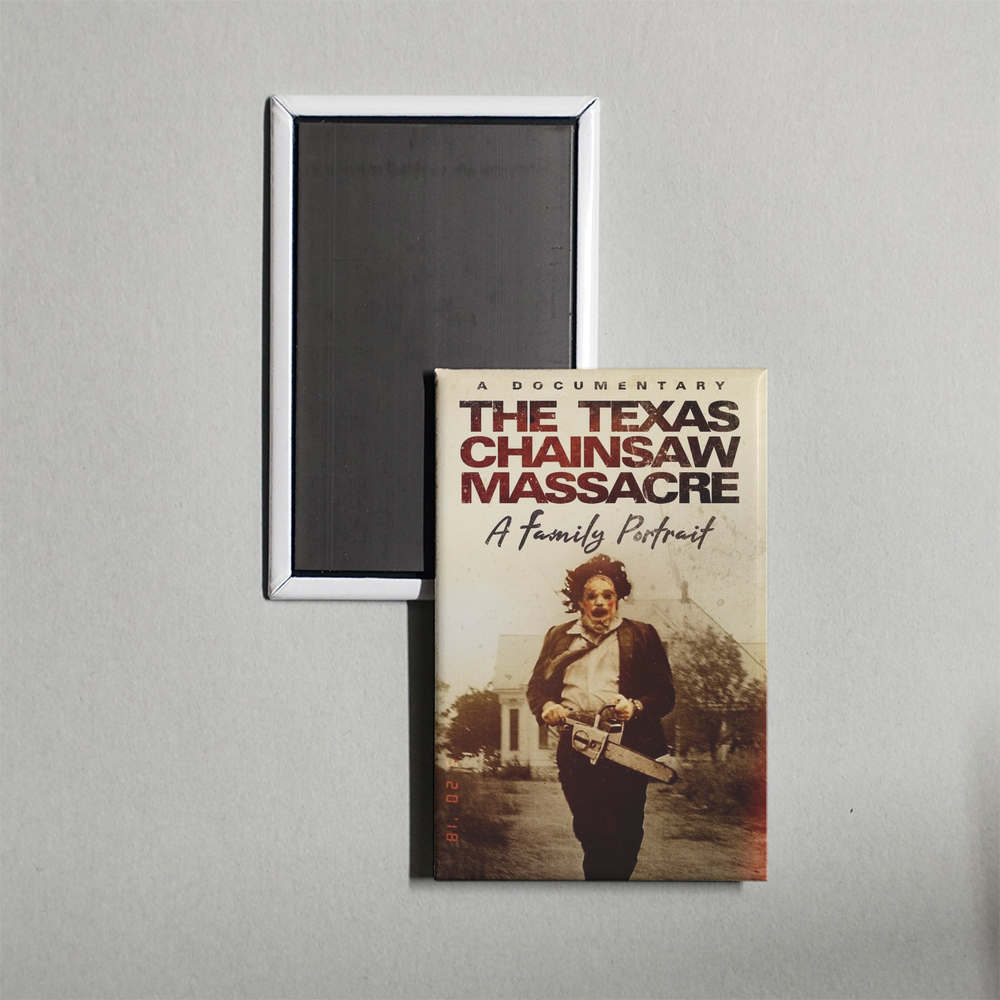 The Texas Chainsaw Massacre A Family Portrait Mini Movie Fridge Magnet