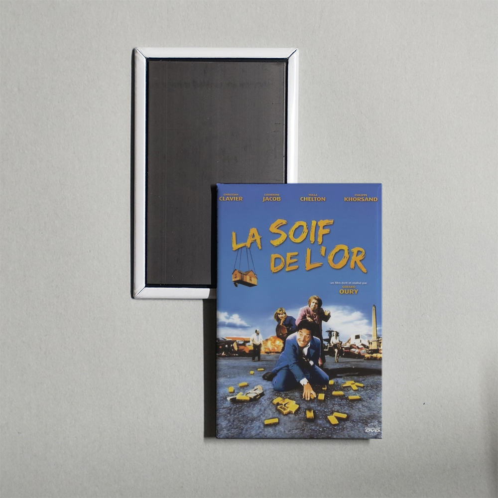 The Thirst for Gold Mini Movie Fridge Magnet