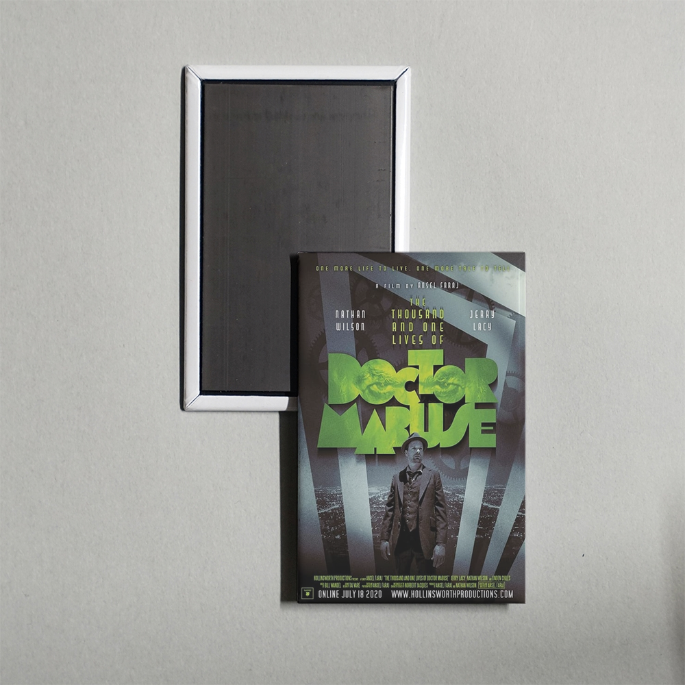 The Thousand and One Lives of Doctor Mabuse Mini Movie Fridge Magnet