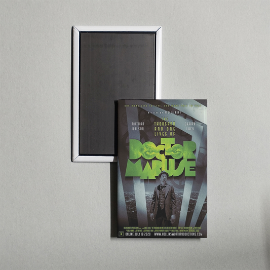 The Thousand and One Lives of Doctor Mabuse Mini Movie Fridge Magnet