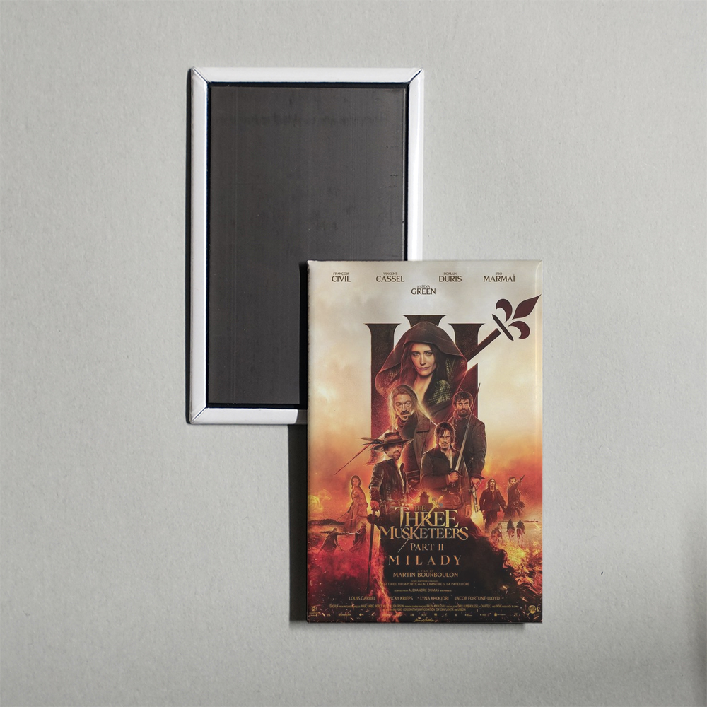 The Three Musketeers Milady Mini Movie Fridge Magnet
