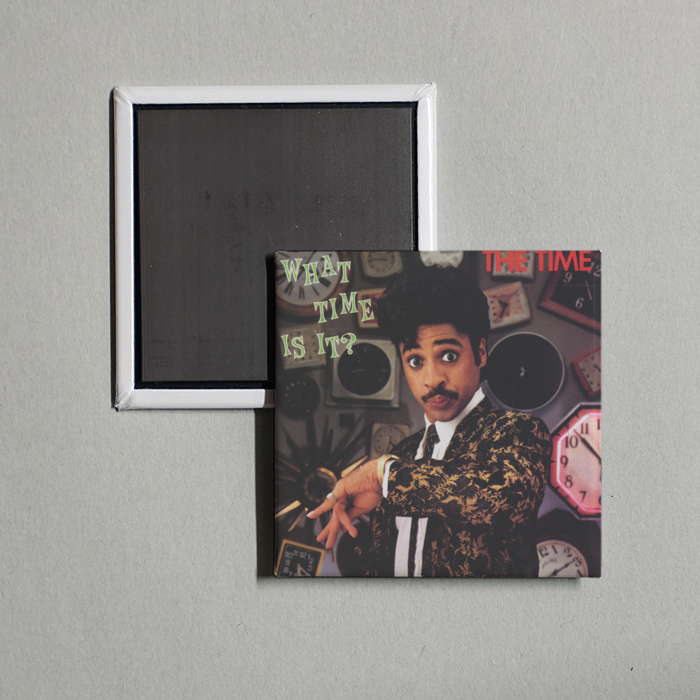 The Time - What Time Is It Album Cover Fridge Magnet