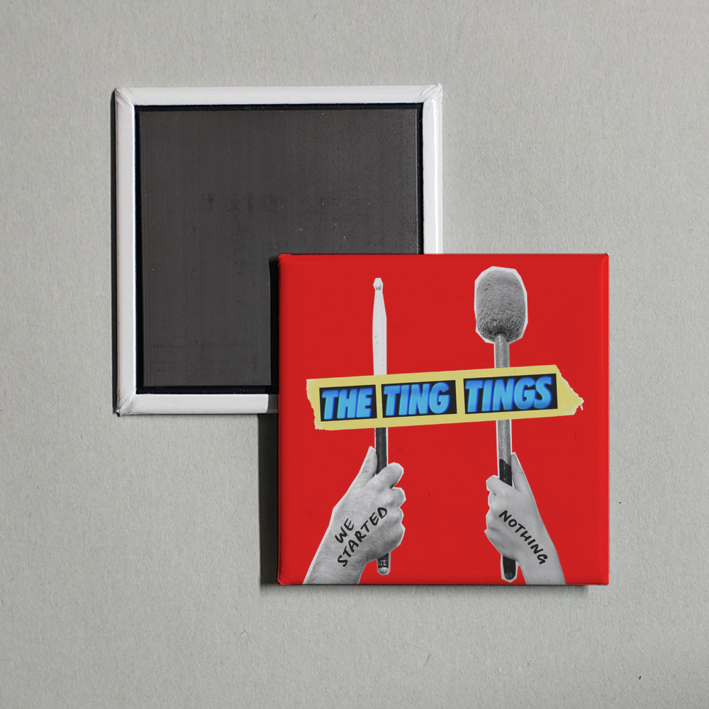The Ting Tings - We Started Nothing Album Cover Fridge Magnet