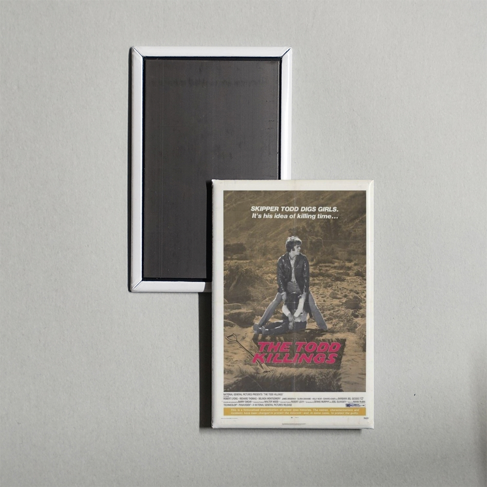 The Todd Killings Mini Movie Fridge Magnet