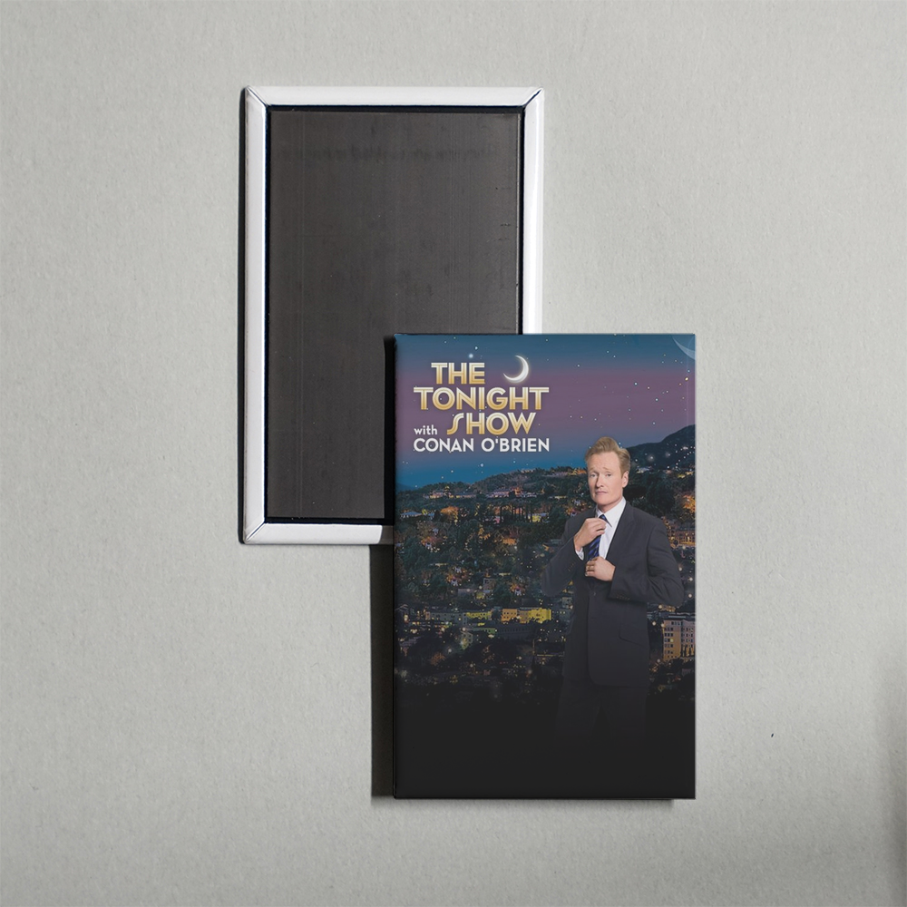 The Tonight Show with Conan O'Brien TV Show Fridge Magnet