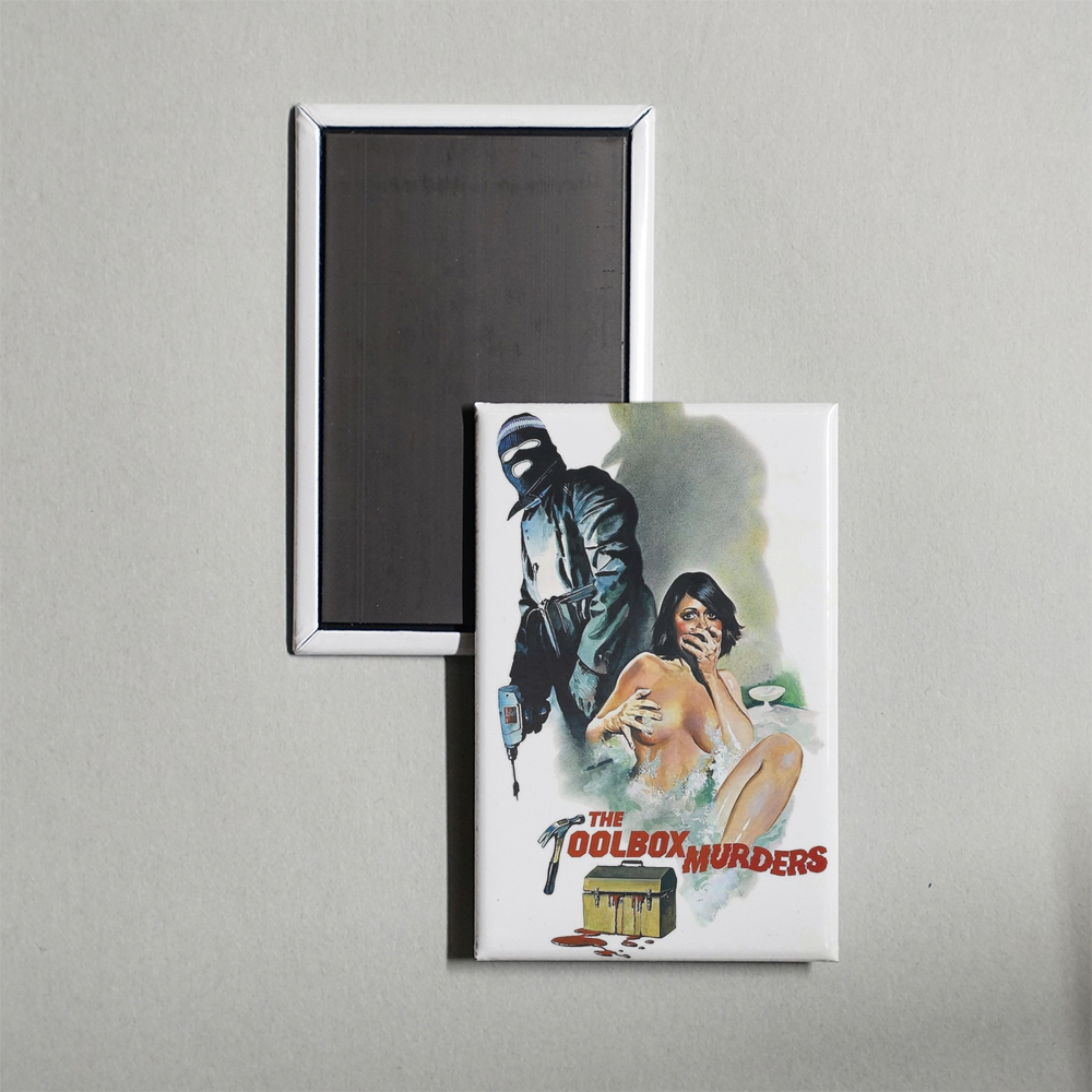 The Toolbox Murders Mini Movie Fridge Magnet