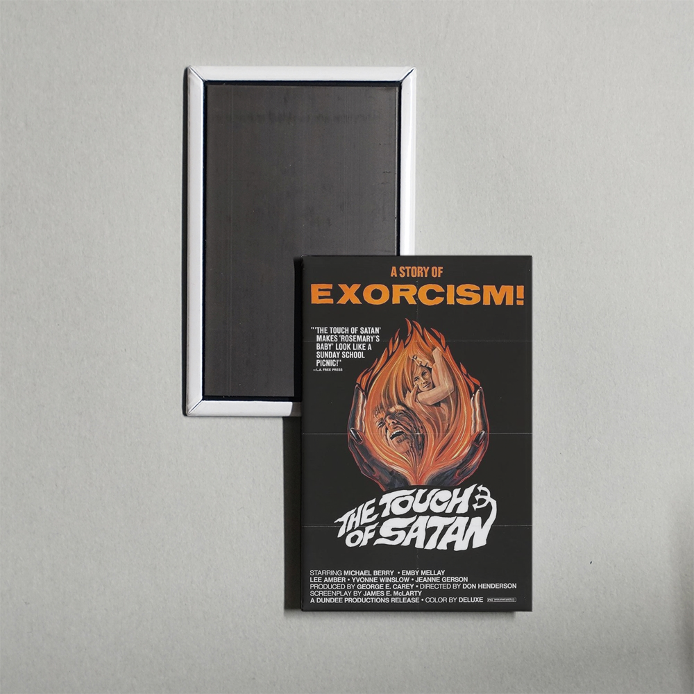 The Touch of Satan Mini Movie Fridge Magnet