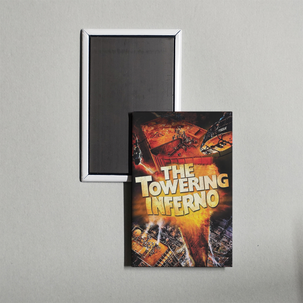 The Towering Inferno Mini Movie Fridge Magnet