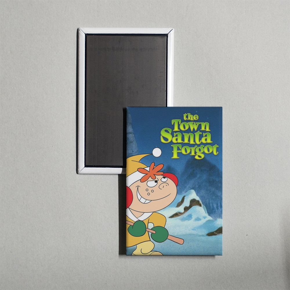 The Town Santa Forgot Mini Movie Fridge Magnet
