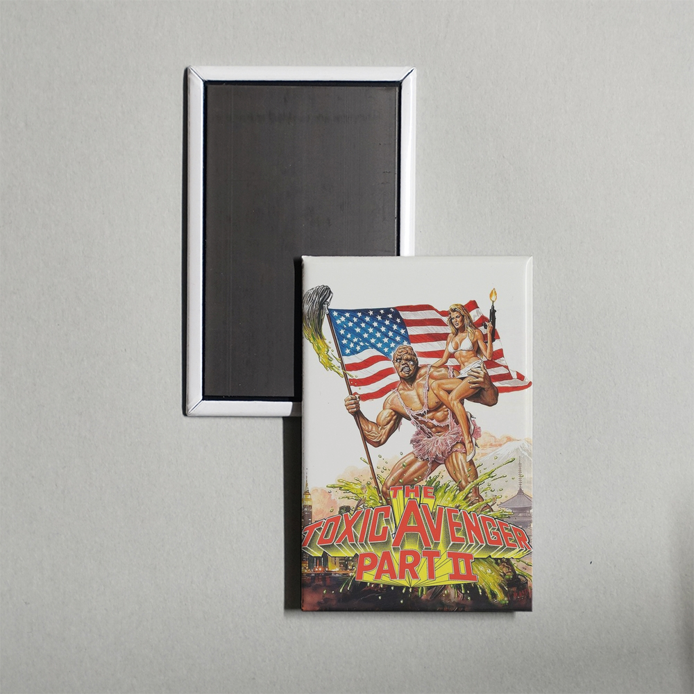 The Toxic Avenger Part II Mini Movie Fridge Magnet