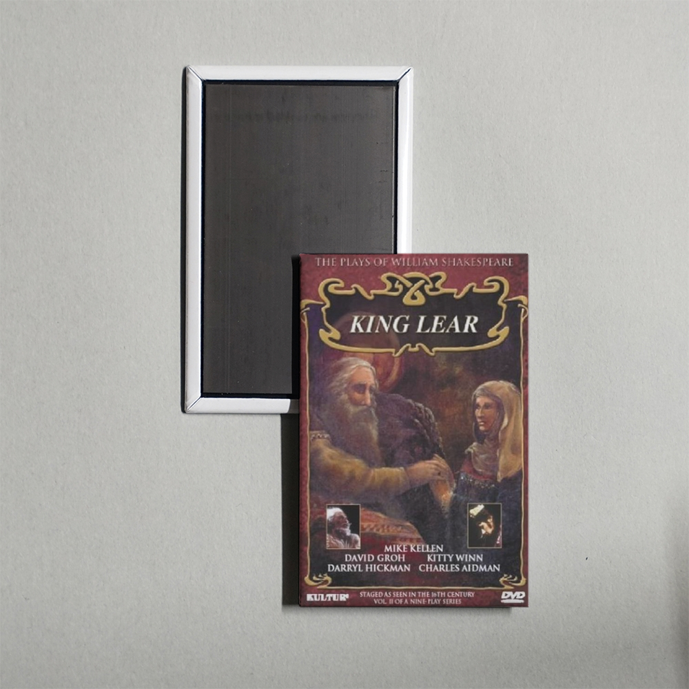 The Tragedy of King Lear Mini Movie Fridge Magnet