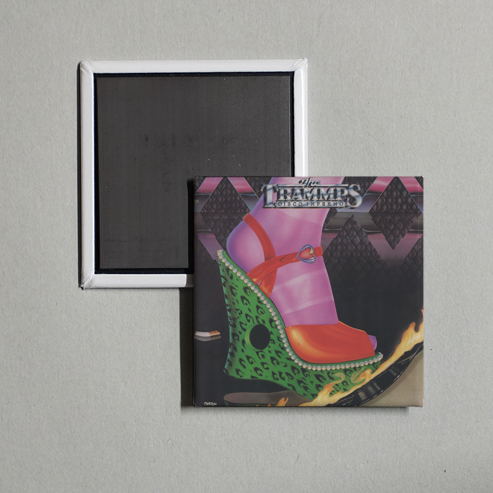 The Trammps - Disco Inferno Album Cover Fridge Magnet