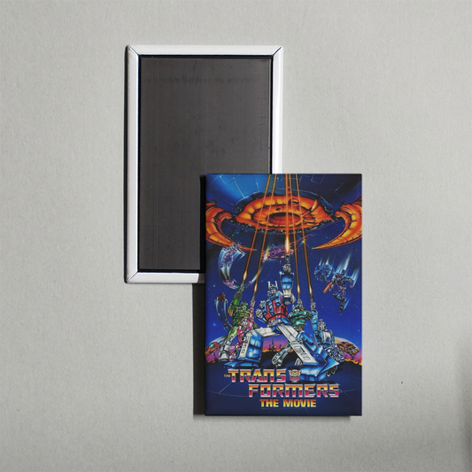 The Transformers The Movie Mini Movie Fridge Magnet