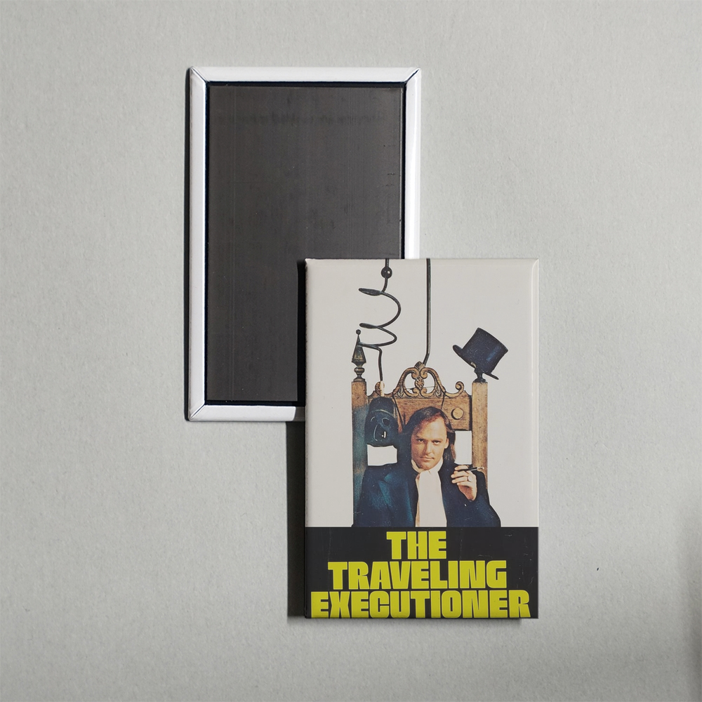 The Traveling Executioner Mini Movie Fridge Magnet