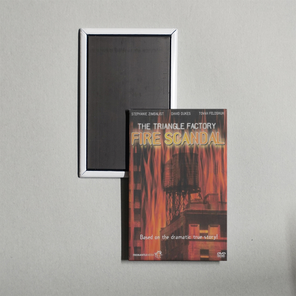 The Triangle Factory Fire Scandal Mini Movie Fridge Magnet