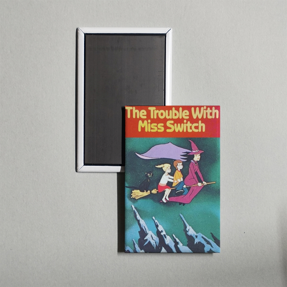 The Trouble with Miss Switch Mini Movie Fridge Magnet