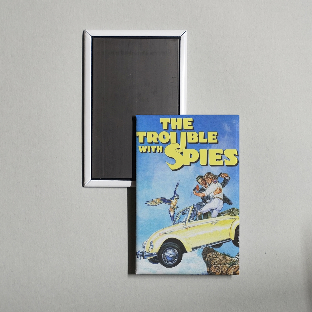 The Trouble with Spies Mini Movie Fridge Magnet