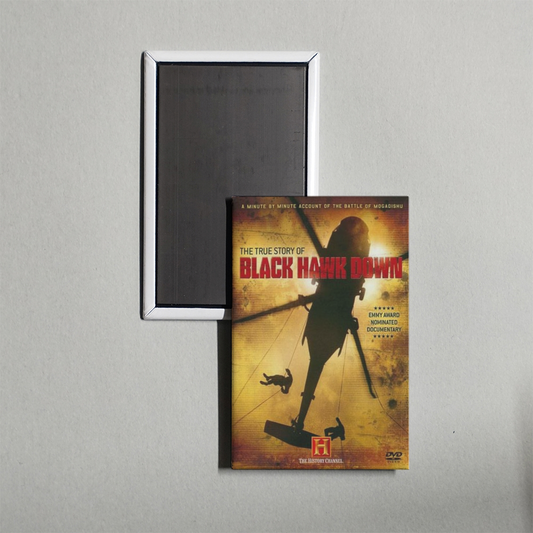The True Story of Black Hawk Down Mini Movie Fridge Magnet