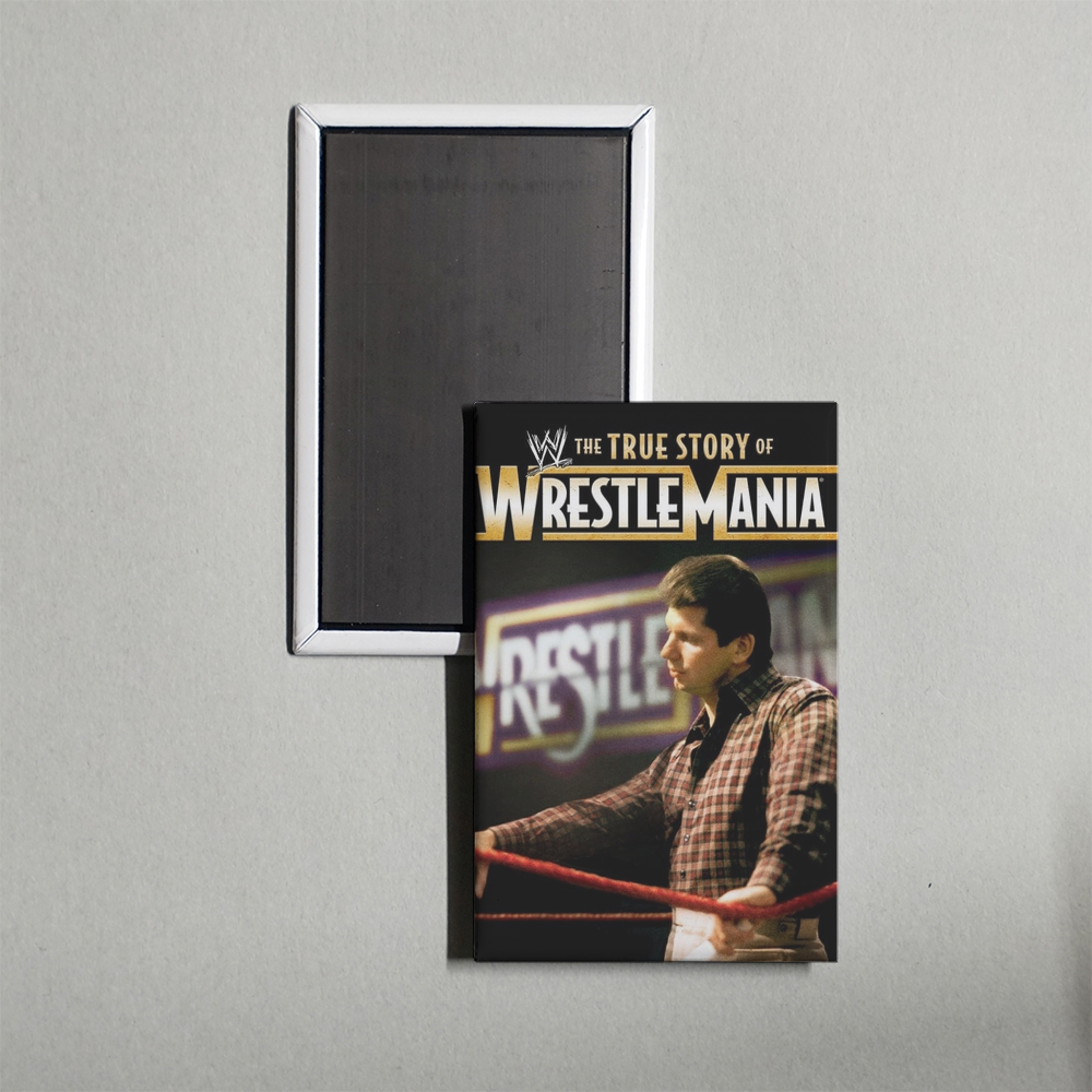 The True Story of WrestleMania Mini Movie Fridge Magnet