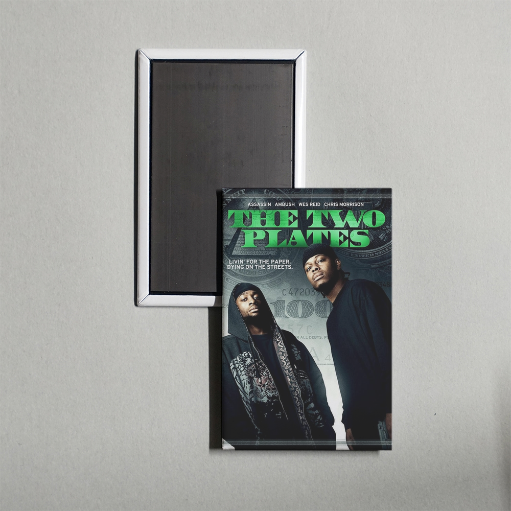The Two Plates Mini Movie Fridge Magnet