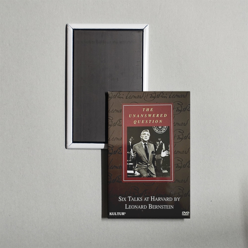The Unanswered Question - Six Talks at Harvard by Leonard Bernstein TV Show Fridge Magnet