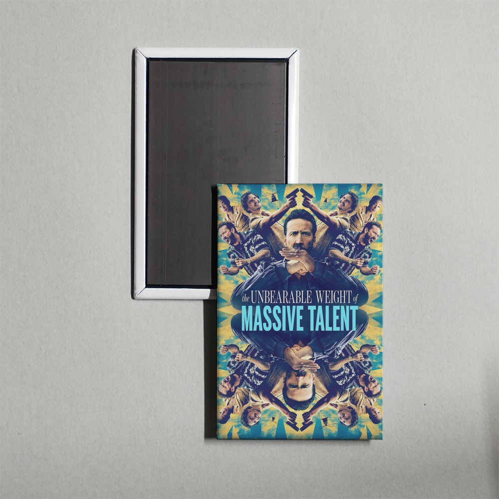 The Unbearable Weight of Massive Talent Mini Movie Fridge Magnet