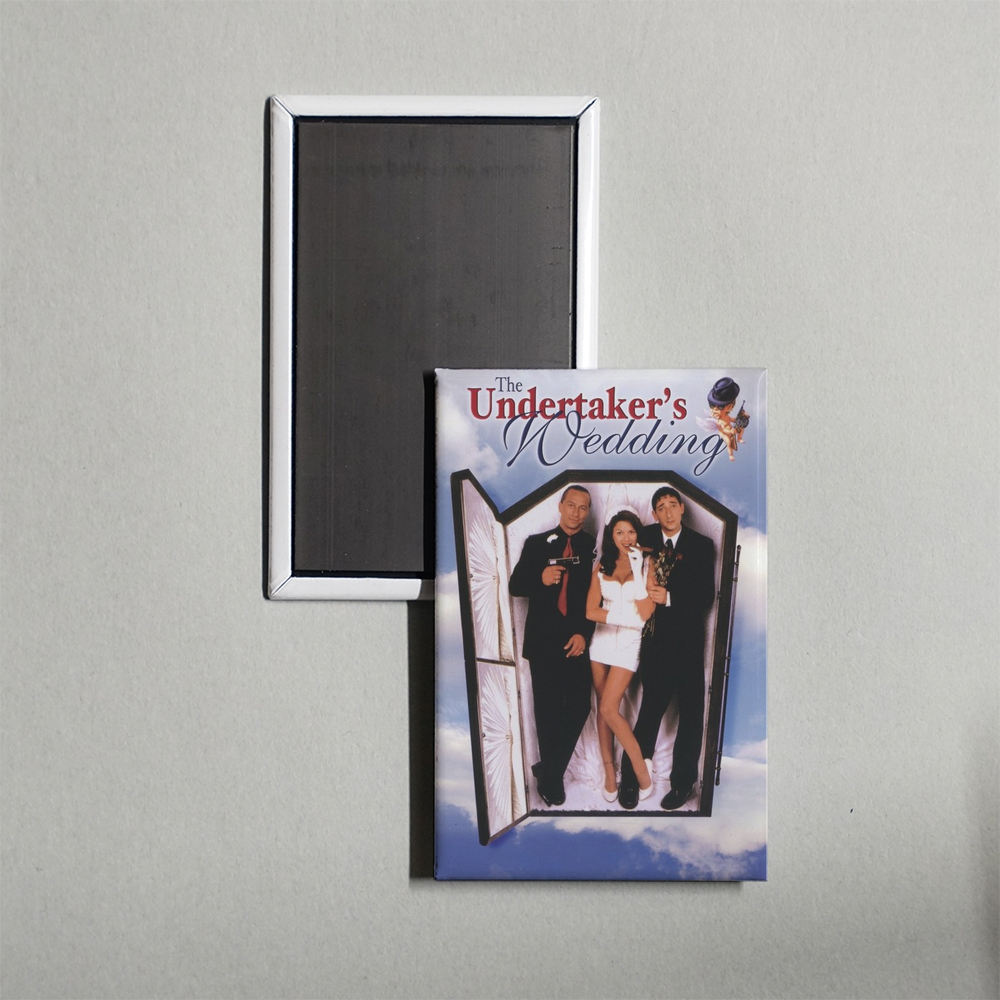 The Undertaker's Wedding Mini Movie Fridge Magnet