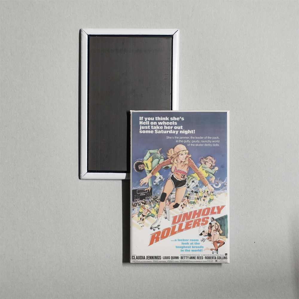 The Unholy Rollers Mini Movie Fridge Magnet