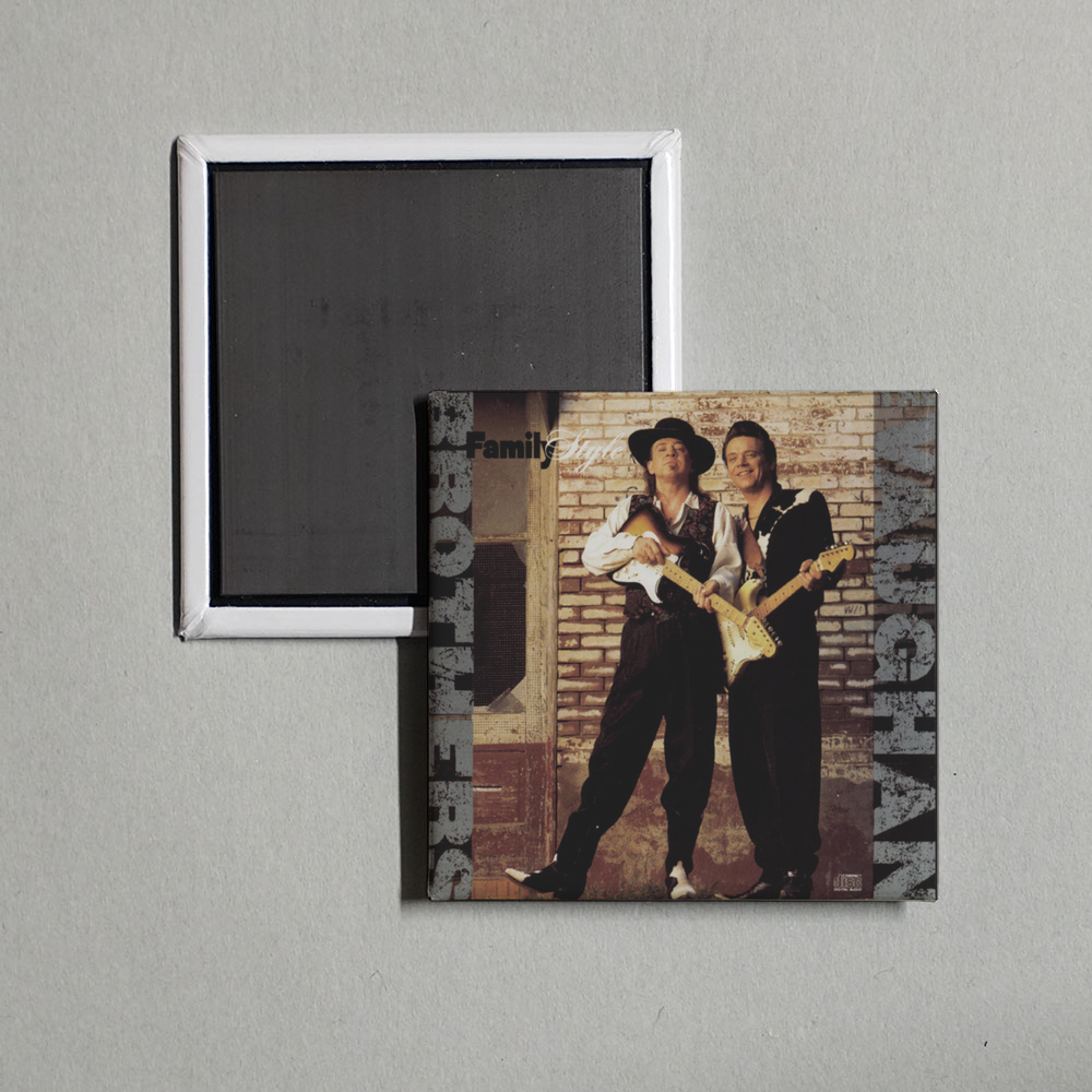 The Vaughan Brothers - Family Style Album Cover Fridge Magnet