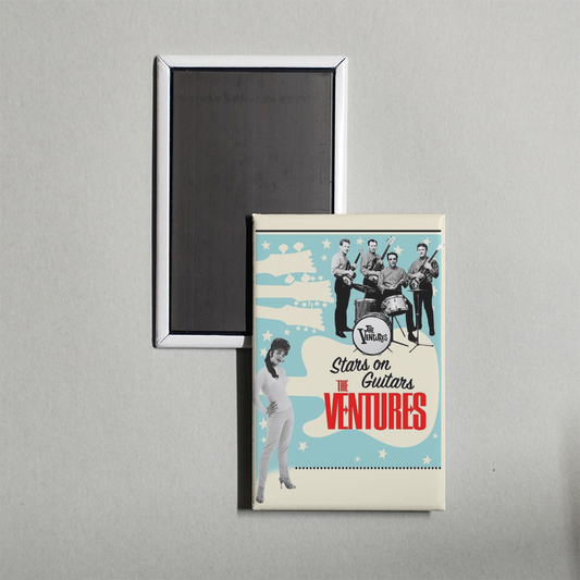 The Ventures Stars on Guitars Mini Movie Fridge Magnet