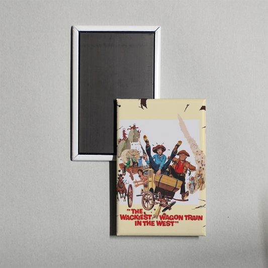 The Wackiest Wagon Train in the West Mini Movie Fridge Magnet