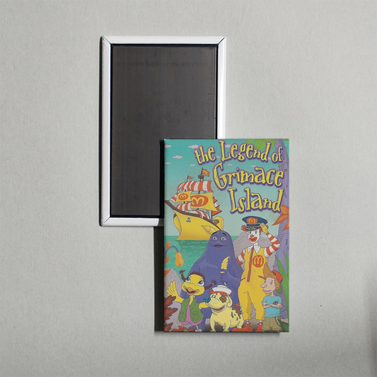 The Wacky Adventures of Ronald McDonald The Legend of Grimace Island Mini Movie Fridge Magnet