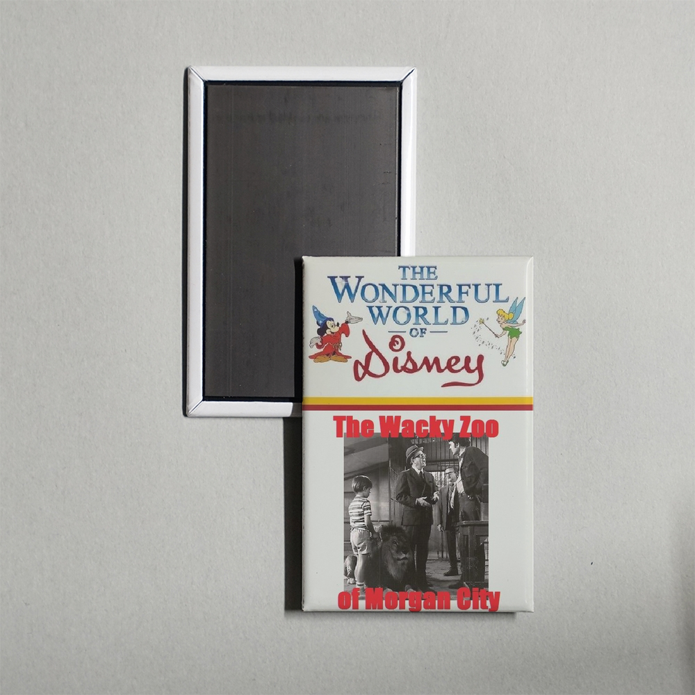 The Wacky Zoo of Morgan City Mini Movie Fridge Magnet