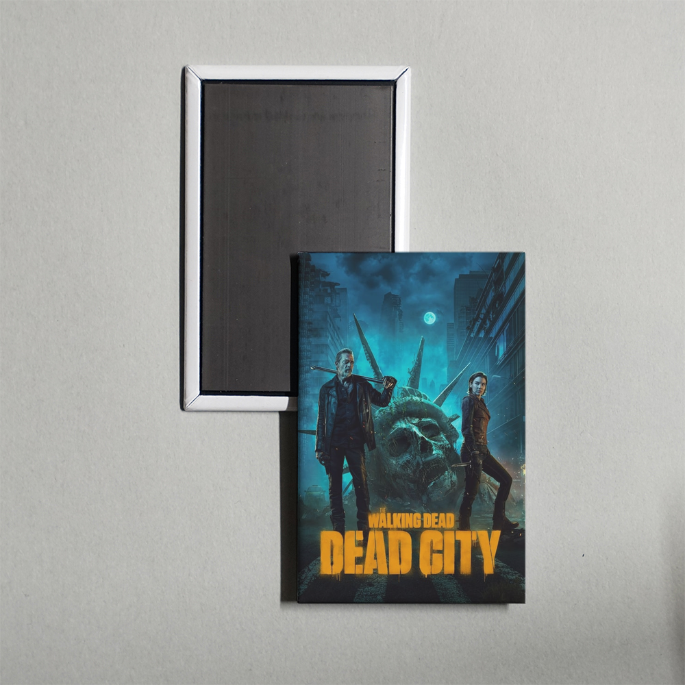 The Walking Dead Dead City TV Show Fridge Magnet