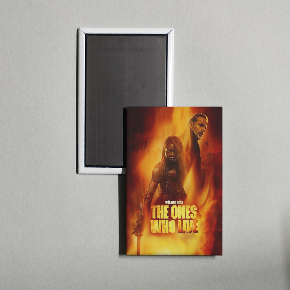 The Walking Dead The Ones Who Live TV Show Fridge Magnet