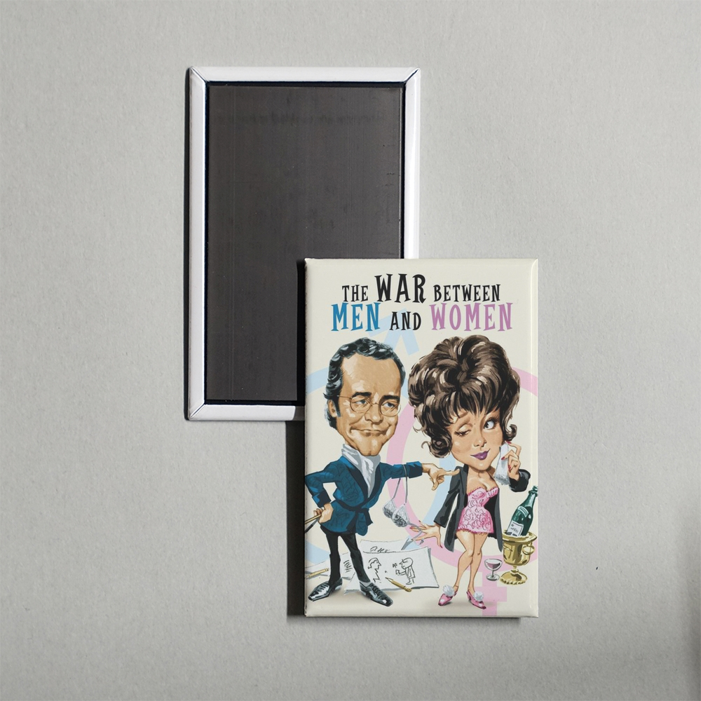 The War Between Men and Women Mini Movie Fridge Magnet