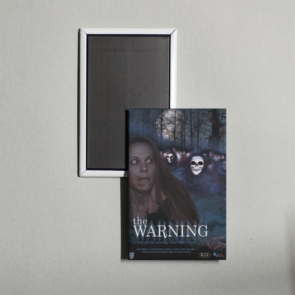 The Warning Mini Movie Fridge Magnet