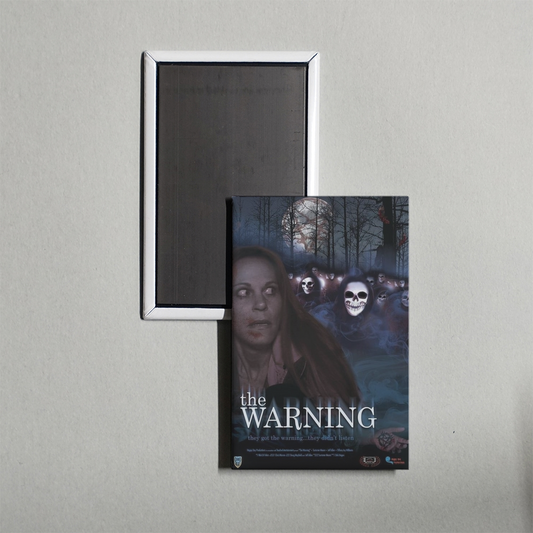 The Warning Mini Movie Fridge Magnet