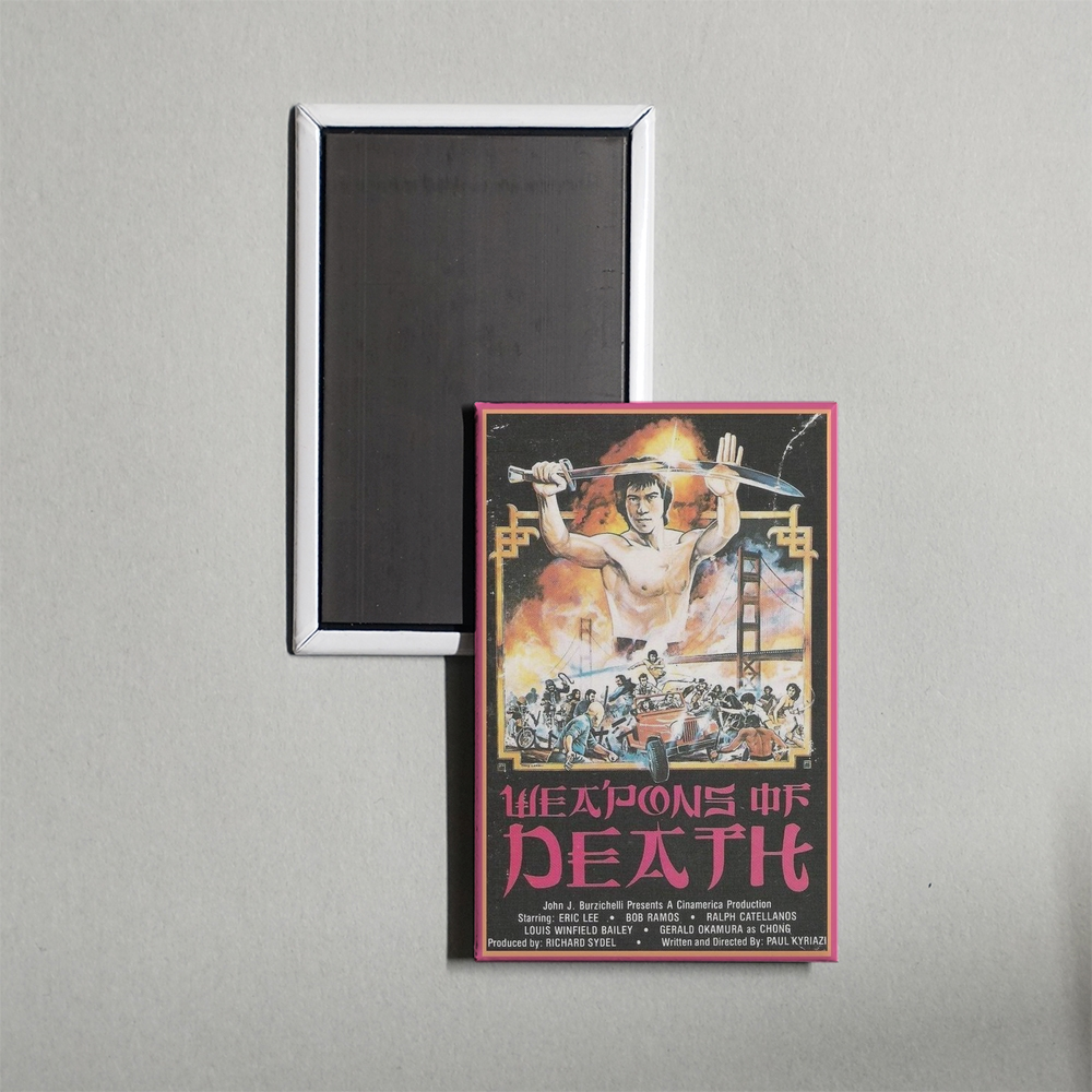The Weapons of Death Mini Movie Fridge Magnet