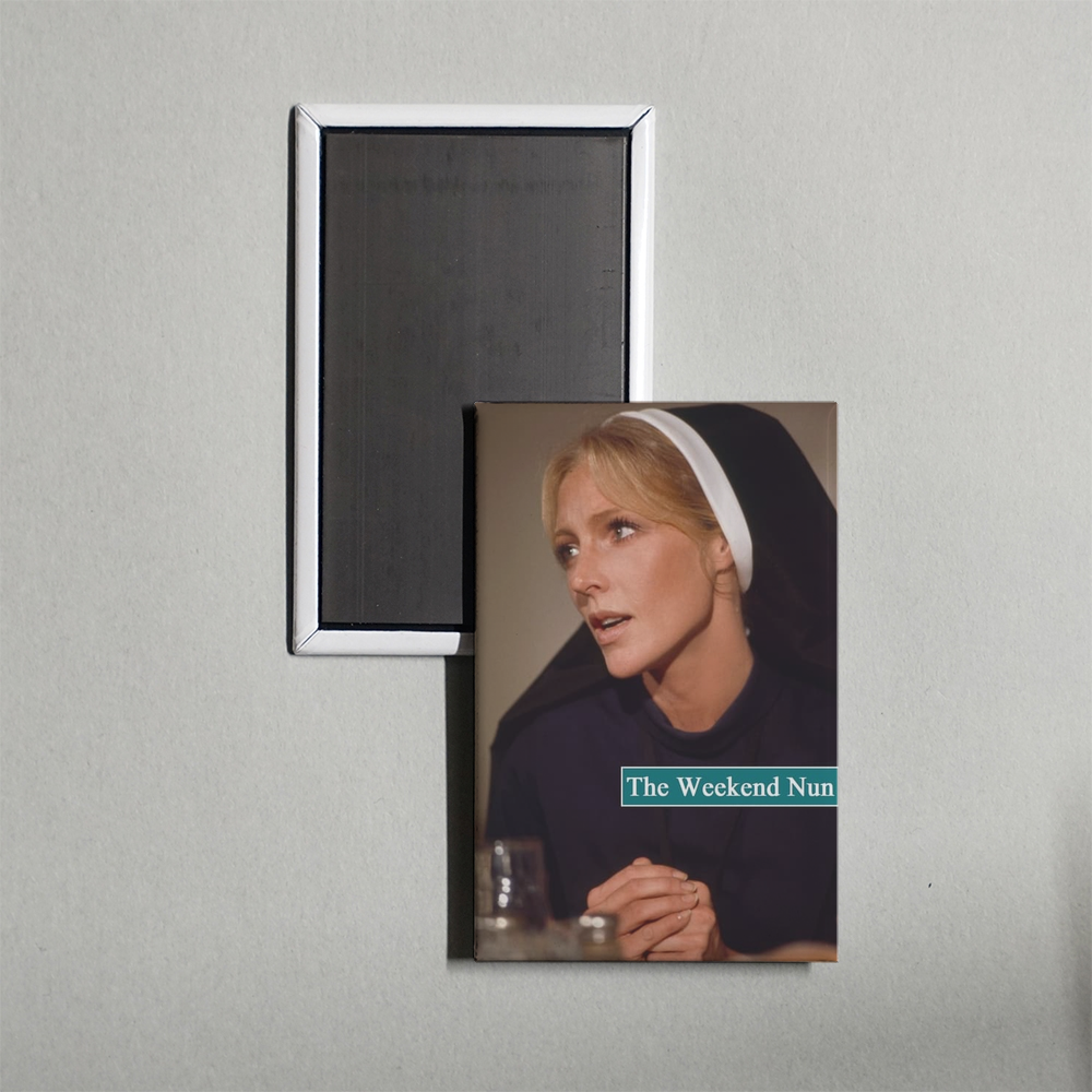 The Weekend Nun Mini Movie Fridge Magnet