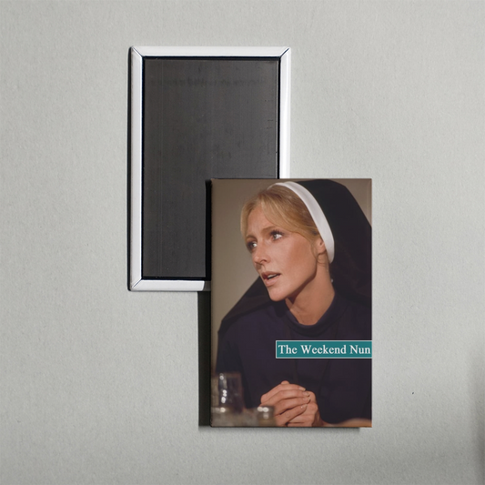 The Weekend Nun Mini Movie Fridge Magnet