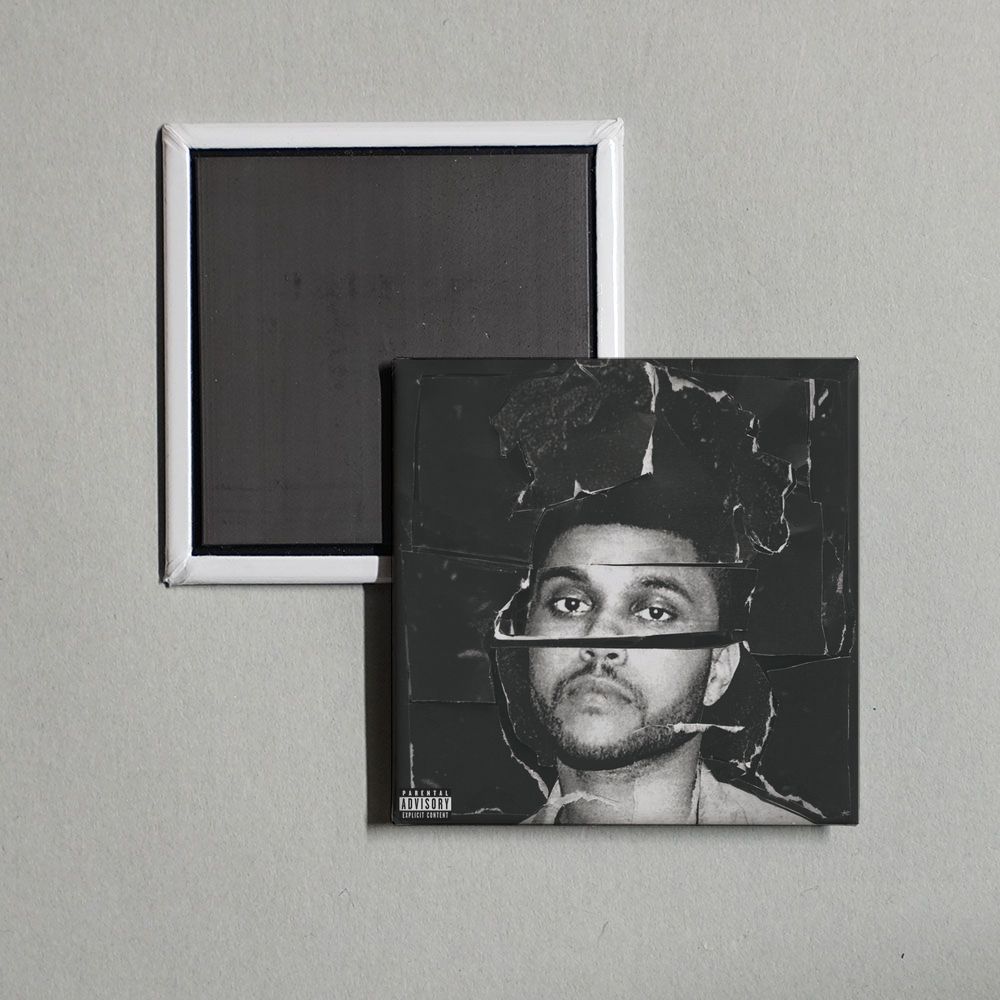 The Weeknd - Beauty Behind The Madness Album Cover Fridge Magnet