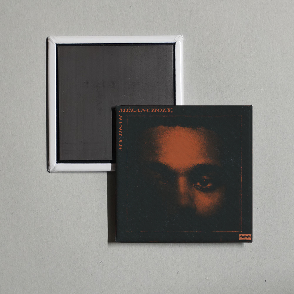 The Weeknd - My Dear Melancholy, Album Cover Fridge Magnet