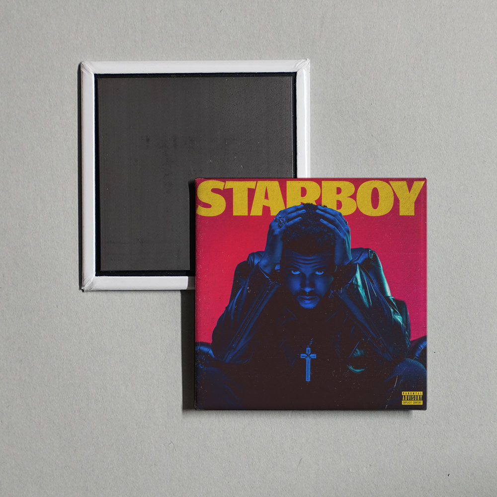 The Weeknd - Starboy Album Cover Fridge Magnet